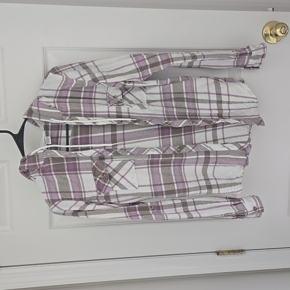 Hooded flannel